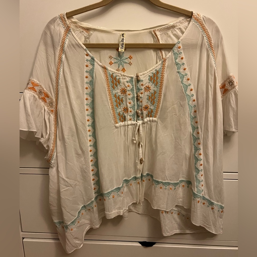 Free People bohemian blouse